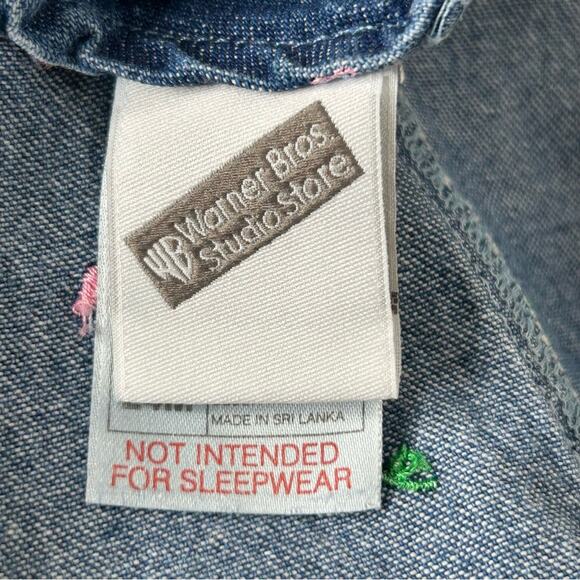 Warner Brothers Looney Tunes Vintage Stuffed Tweety Bird Overalls 24M - Picture 7 of 16